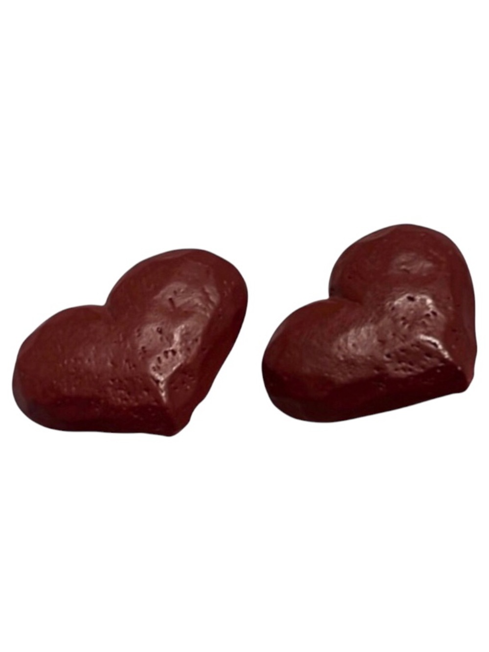 Handmade Large Heart CLIP Earrings